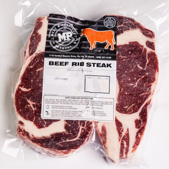Beef Rib Steak Package Front
